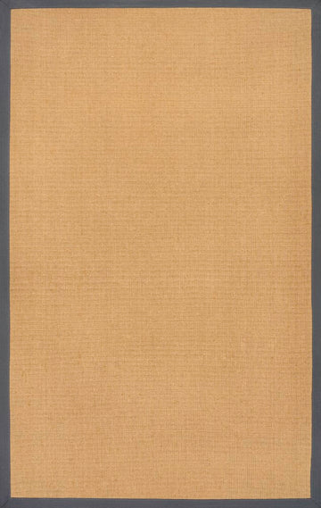 Camden Farmhouse Cottage Border Jute Area Rug